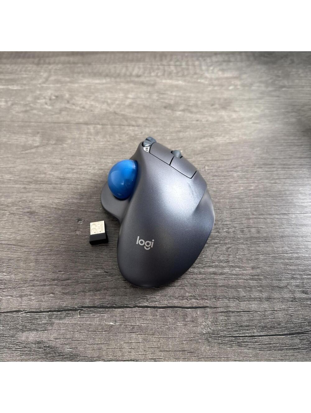 LOGITECH M570 WIRELESS TRACKBALL BLUETOOTH MOUSE - Works! WITH DONGLE